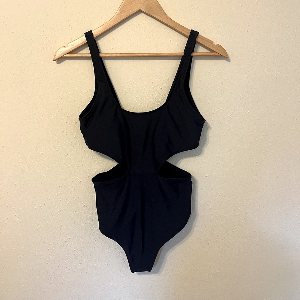 Navy Blue Aerie Cut-Out One Piece